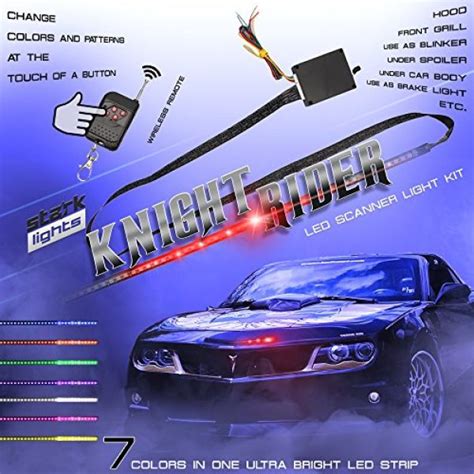 48 Led Rgb Knight Rider Scanner Drl Multi Color Flash Car Strobe 7