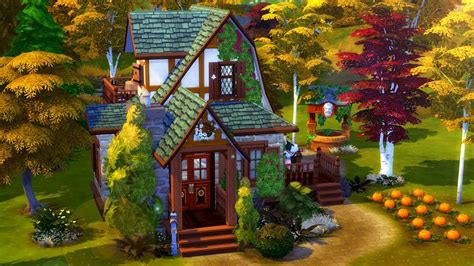 Witches Tiny House Sims 4 Speed Build Youtube