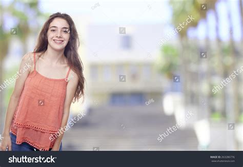 Typical Teenager Girl Very Happy Stock Photo 263286776 Shutterstock