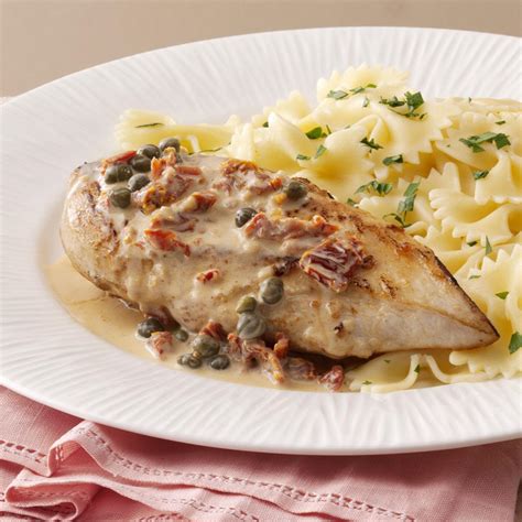 Chicken with Garlic-Caper Sauce Recipe | Taste of Home