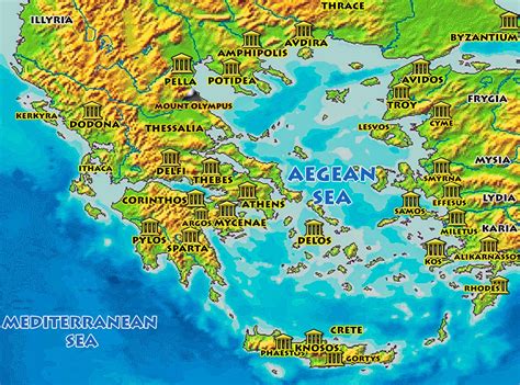 Maps Of Ancient Greece