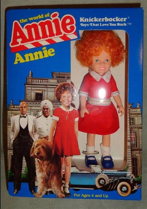 Vintage 1982 Knickerbocker The World Of Annie 6 Little