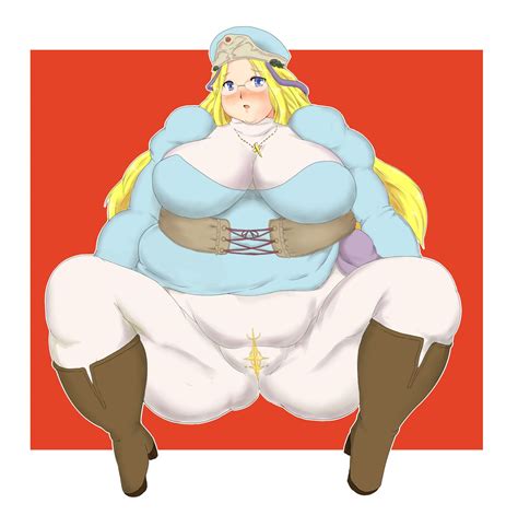 Rule 34 Blonde Hair Blue Eyes Blush Boots Breasts Cross Fat Fat Mons