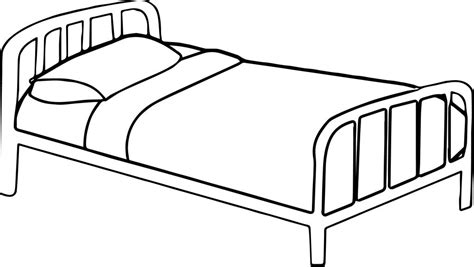 Bed For Coloring Coloring Pages