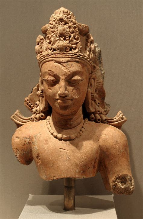 Bust Of Vishnu India Bengal Or Bangladesh Gupta Period The