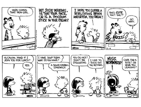 Calvin And Hobbes Comic Strip Susie