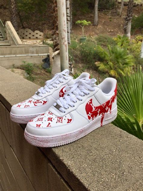 Browse our louis vuitton air force 1 collection for the very best in custom shoes, sneakers, apparel, and accessories by independent artists. كمية الهجرة مركب custom luis vuitton nike air force 1 red ...