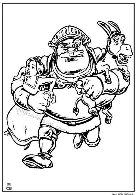 Shrek Coloring Book Coloring Pages