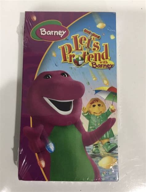 Vhs Tape Barney Lets Pretend With Barney Vhs Ebay Sexiz Pix