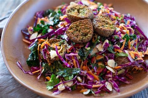 Vegan Falafel Salad Recipe Heartful Table Recipe Salad Recipes