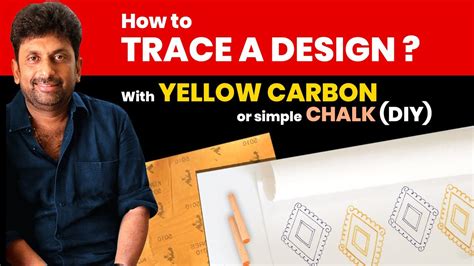 How To Trace A Design Diy Tracing Paper For Paintings Easy Youtube