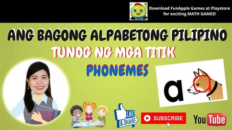 Ang Bagong Alpabetong Pilipino Tunong Ng Mga Titik Phonemes Youtube