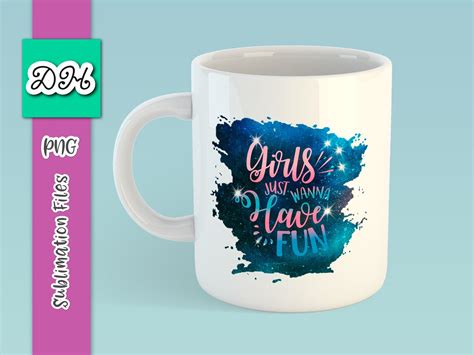 Girls Just Wanna Have Fun Png Sublimation Sayings Funny Etsy
