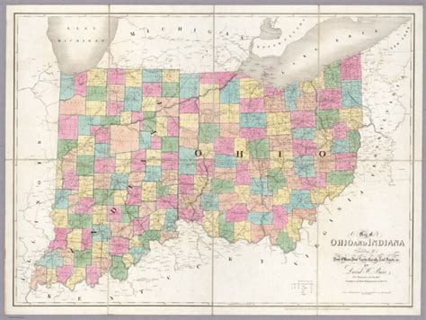Map Of Ohio Indiana And Michigan Maps Of Ohio