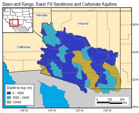 Basin Fill Sandstone and Carbonate Aquifers, Basin and Range (01