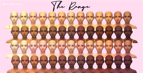 Cloud Skin Tones The Sims 4 Skin Sims 4 Cc Skin Sims 4 Body Mods