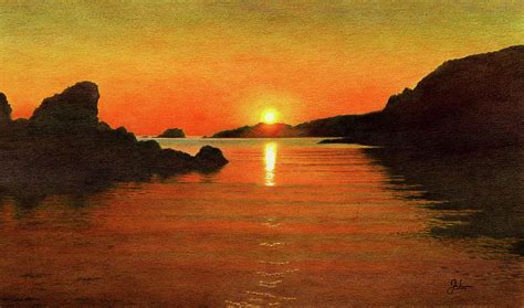 Sunset Drawing Images At Explore Collection Of