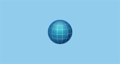🌐 Globe With Meridians Emoji On Whatsapp 222879