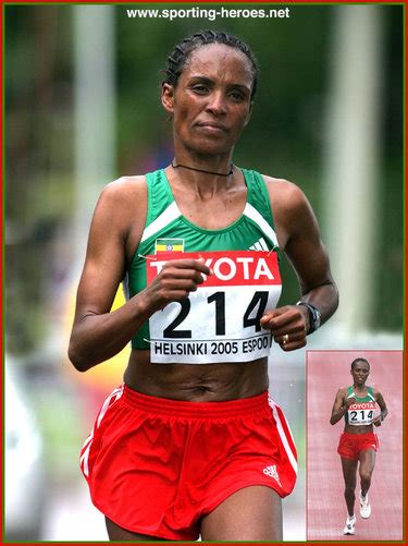 Derartu Tulu Fourth In The Marathon At The 2005 World Championships