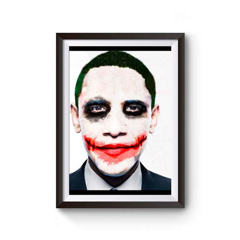 Barack Obama Joker Inspired Poster