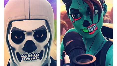 Skull Trooper Vs Ghoul Trooper Youtube