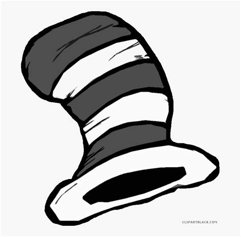 Silhouette Cat In The Hat Svg