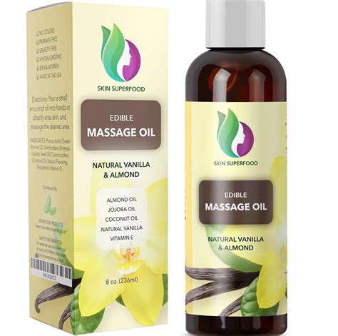 Buy Edible Vanilla Erotic Massage Therapy Oils With Powerful Aphrodisiac And Skin Care Benefits