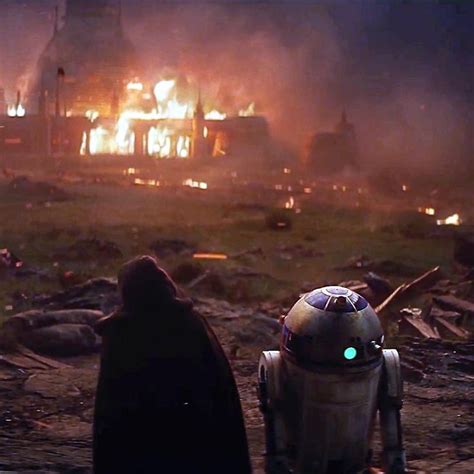 A Scene From Star Wars The Force Awake With Two People Looking At A