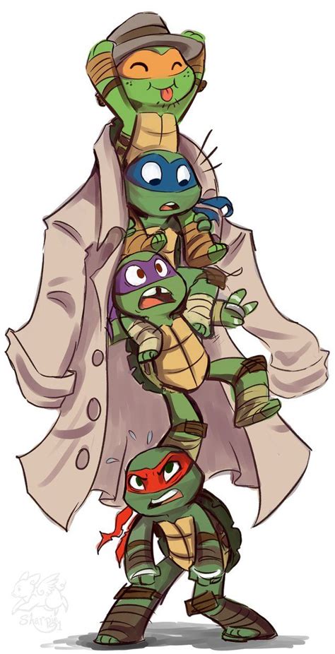 Turtles In A Trenchcoat By Sharpie91 On Deviantart Teenage Mutant Ninja Turtles Art Ninja