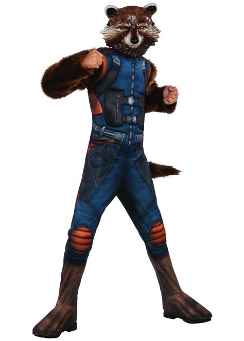 Rocket Raccoon Muscle Boys Costume Superhero Costumes
