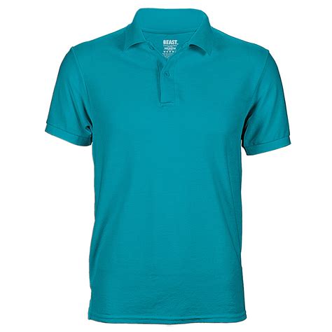 Teal Blue Mens Polo T Shirt Premium Menswear At Best Value Prices
