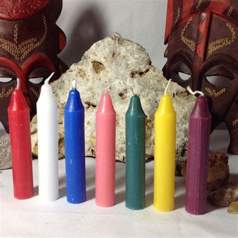 Colored Candles 7 Different Colors Of By Amazingmagicalspells Candle