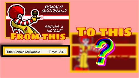 I Drew Ronald Mcdonald From A Fnf Mod For Some Reason Youtube