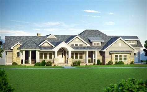 2021's best craftsman style floor plans & house plans. Five Bedroom Craftsman Home Plan - 95007RW | Architectural ...