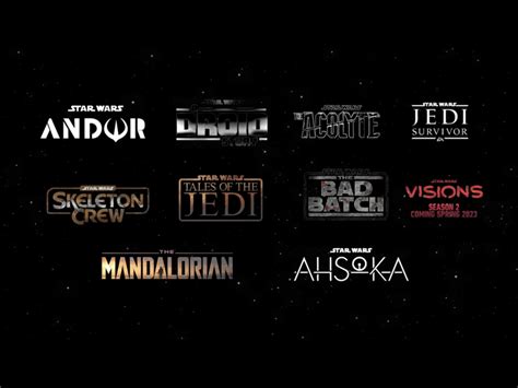 Now End 2023 Timeline Of All Upcoming Star Wars Shows Fandom