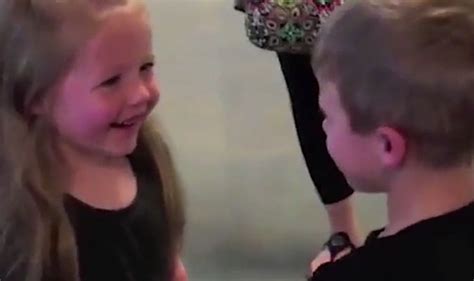 sweet moment two best friends are reunited after a year apart goes viral life life and style