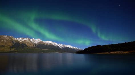 Bakgrundsbilder Landskap Natt Reflexion Norrsken Atmosfär Aurora