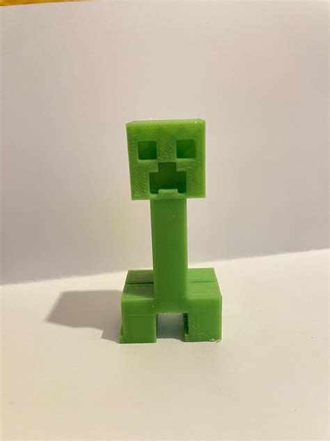 3d Printed Minecraft Creeper Etsy