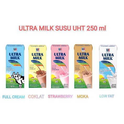 Promo Ultra Milk Susu Uht 250 Ml Dus Isi 24 Diskon 7 Di Seller