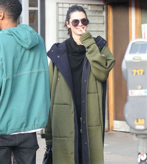 Kendall Jenner In Tights Shopping In West Hollywood Gotceleb