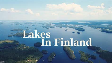 Lakes Flying Over Finland 4k Drone Youtube