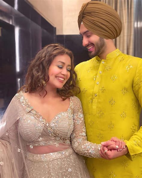 Neha Kakkar And Rohanpreet Singh Looked Adorable As They Wore Ethnic