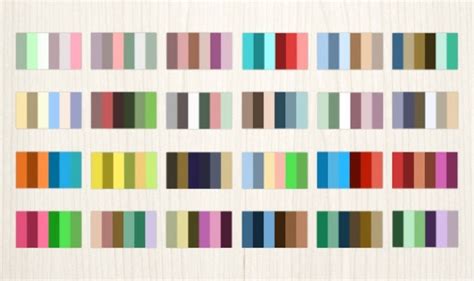 24 Paletas De Colores Complementarios Descargar Vectores Gratis