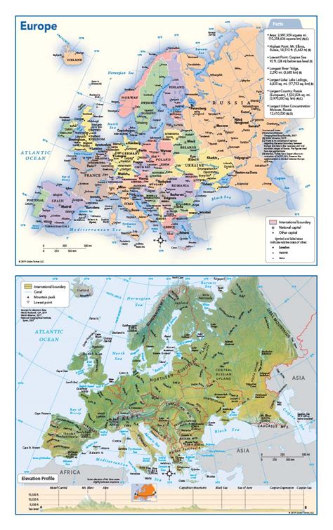 Map Of Europe Wall Map