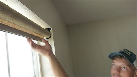How To Professional Install Window Roller Blinds In Your Home Youtube