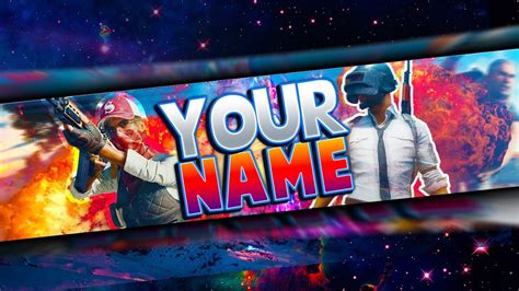 In order for you to create an impressive youtube channel, attract viewers to ephoto360 to help you create a free youtube fire banner set. Free PUBG Banner Template | PlayerUnknown's Battlegrounds ...