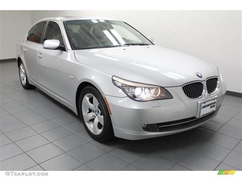 2008 Titanium Silver Metallic Bmw 5 Series 528i Sedan 78023414 Photo