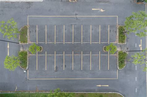 Empty Parking Lot Aerial Stock Photos Pictures And Royalty Free Images