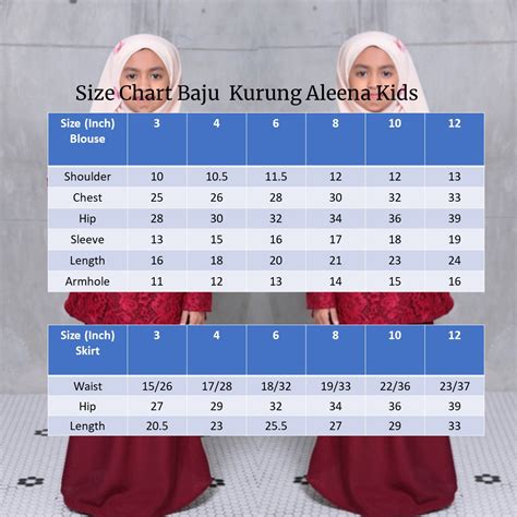 Ukuran Baju Kurung Moden Budak Pin On Sewing Project Baju Kurung