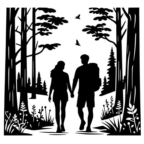 Forest Stroll Svg File For Cricut Laser Silhouette Cameo